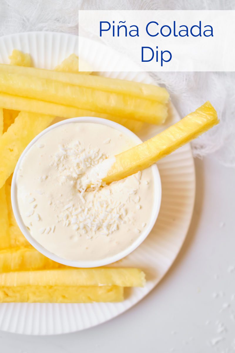 Pineapple and coconut were made for each other, so this pina colada dip is a perfect sweet treat that combines these fruit. 