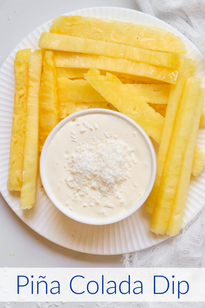 Pineapple and coconut were made for each other, so this pina colada dip is a perfect sweet treat that combines these fruit. 