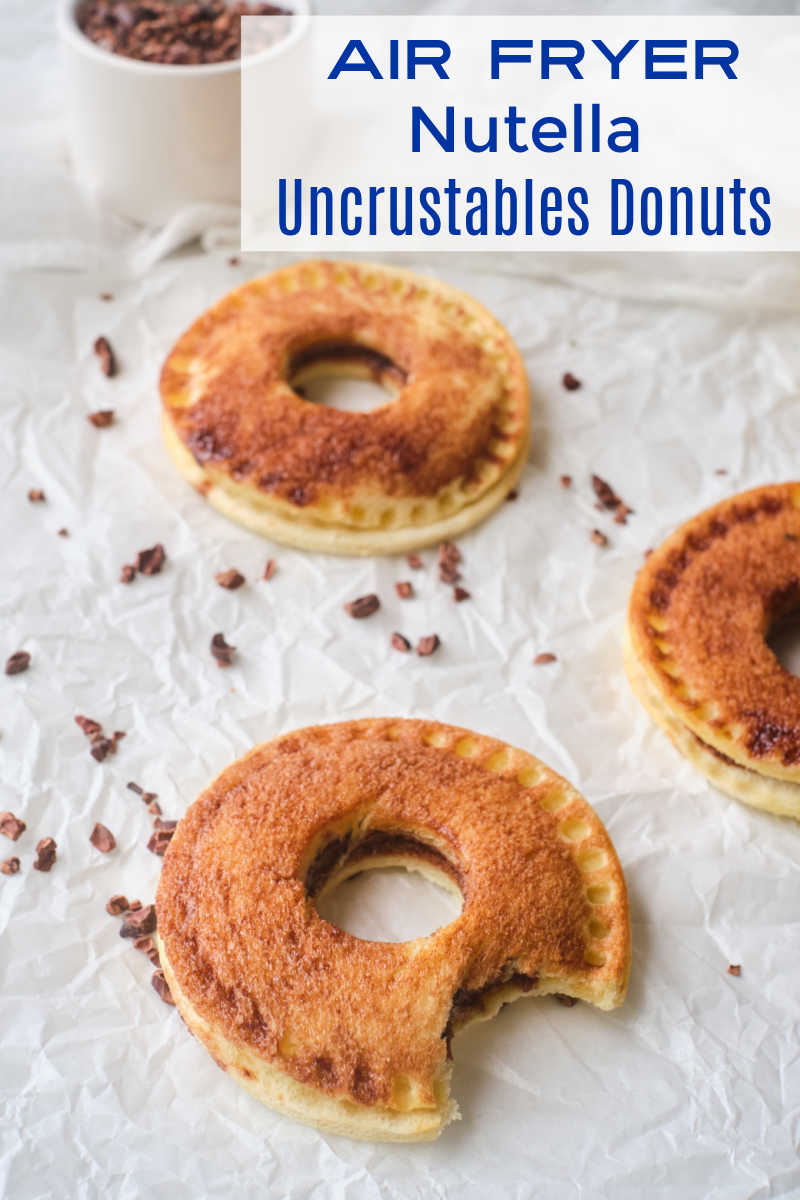 Make homemade Nutella uncrustables donuts in your air fryer, when you want a treat that is fun and delicious. 