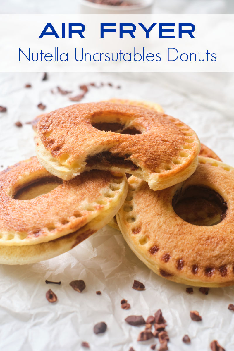 Make homemade Nutella uncrustables donuts in your air fryer, when you want a treat that is fun and delicious. 