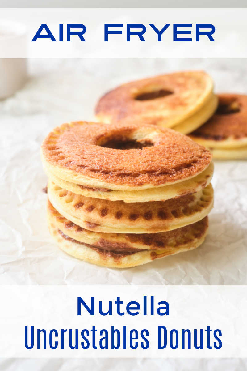 Make homemade Nutella uncrustables donuts in your air fryer, when you want a treat that is fun and delicious. 