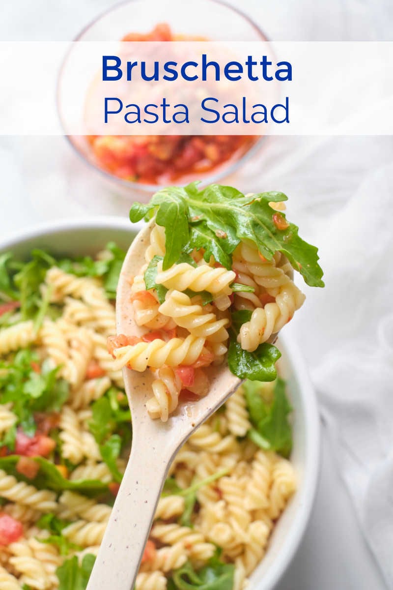 Here is an easy bruschetta pasta salad that always gets rave reviews, even though it takes minimal effort to make it.