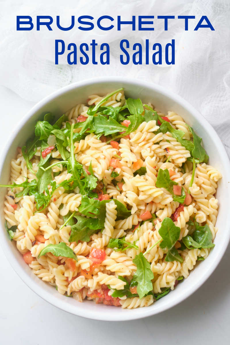 Here is an easy bruschetta pasta salad that always gets rave reviews, even though it takes minimal effort to make it.