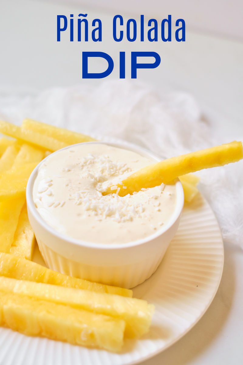 Pineapple and coconut were made for each other, so this pina colada dip is a perfect sweet treat that combines these fruit. 