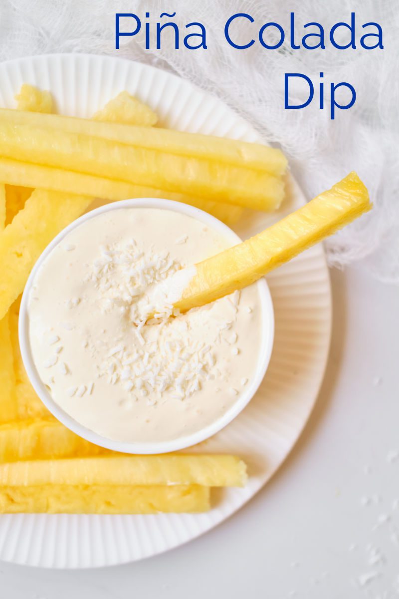 Pineapple and coconut were made for each other, so this pina colada dip is a perfect sweet treat that combines these fruit. 