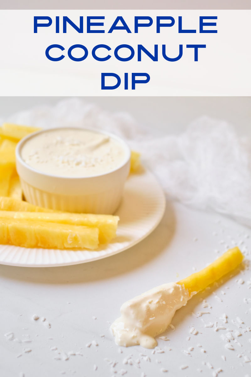 Pineapple and coconut were made for each other, so this pina colada dip is a perfect sweet treat that combines these fruit. 