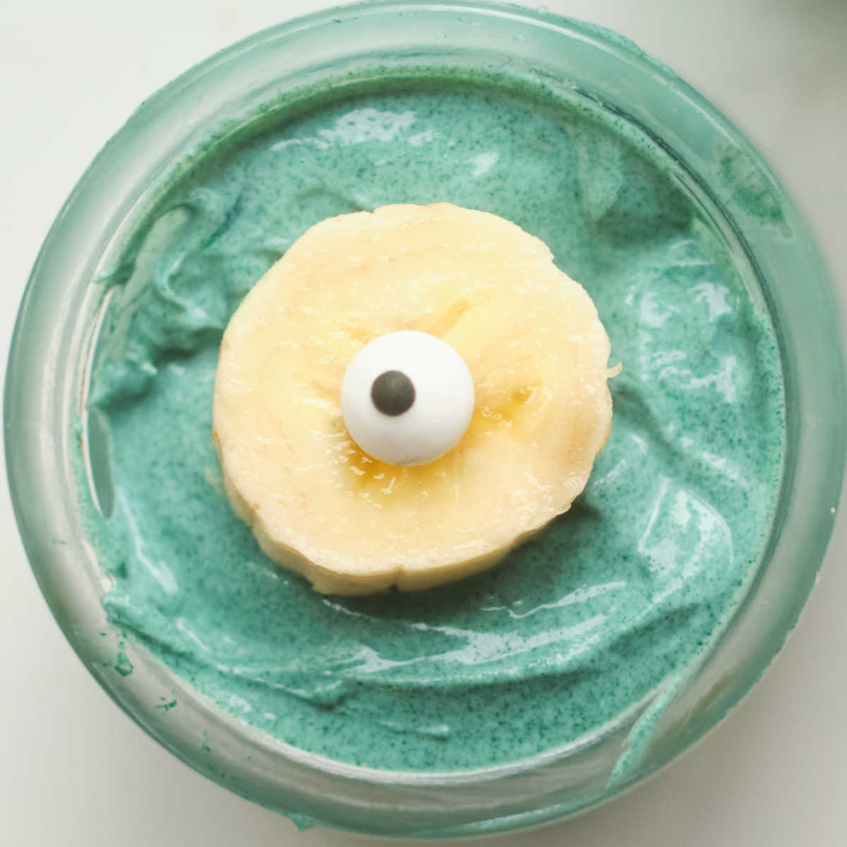 green eyeball yogurt