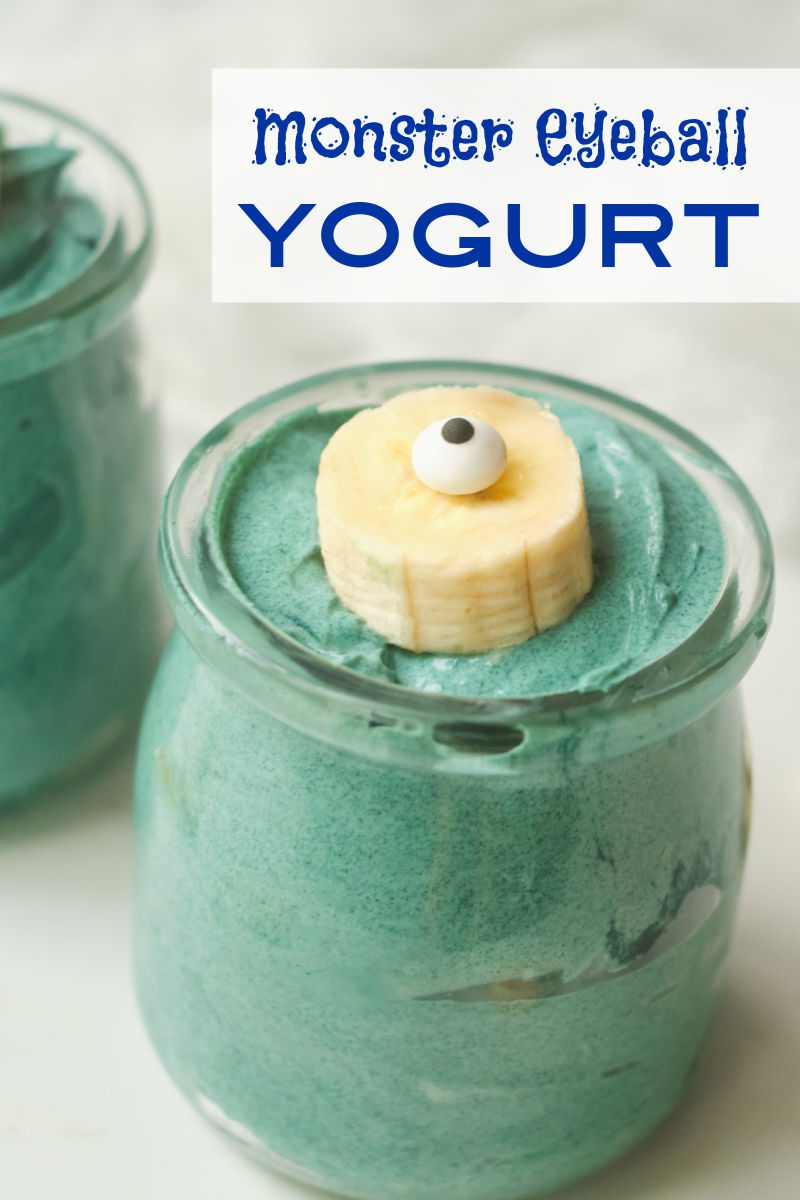 When you want some extra fun for breakfast on Halloween, make my monster eyeball yogurt to delight the family. 