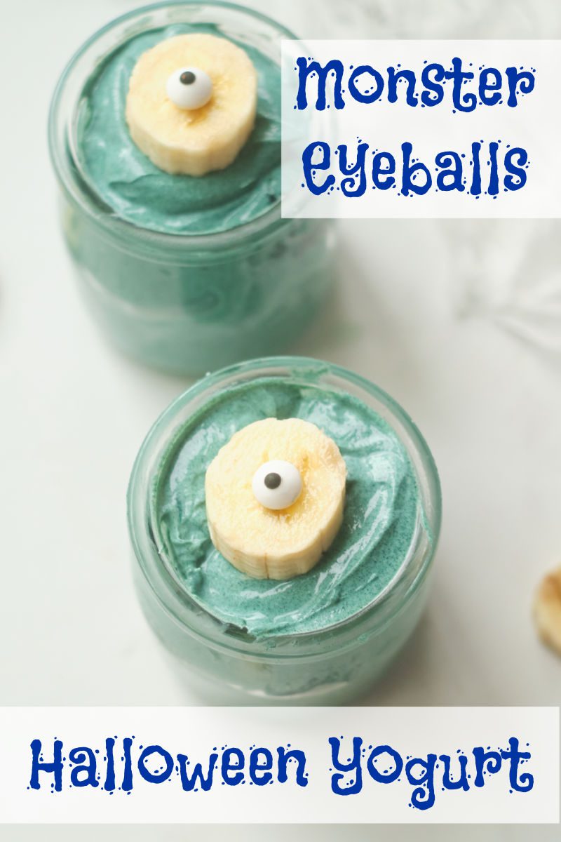 When you want some extra fun for breakfast on Halloween, make my monster eyeball yogurt to delight the family. 