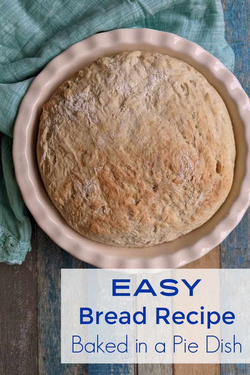 This easy bread recipe is good for beginners, and you can use a pie dish instead of a loaf pan. Follow the steps and learn how to make this simple yeast bread.