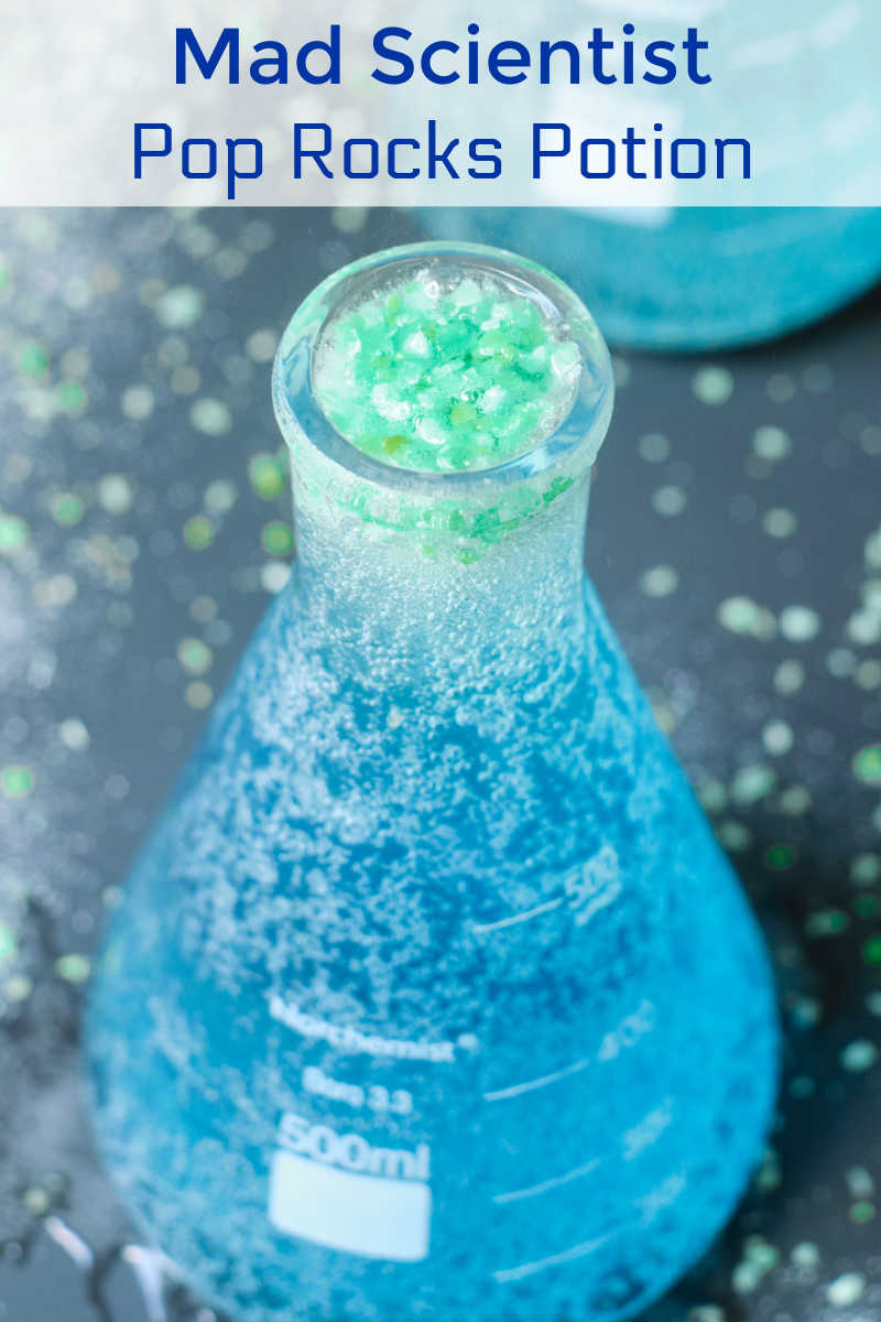 Have fun with these Pop Rocks drink for kids, when you make them as a STEM project, a mad scientist activity or a Halloween Party. 