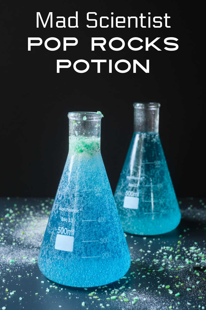 Have fun with these Pop Rocks drink for kids, when you make them as a STEM project, a mad scientist activity or a Halloween Party. 