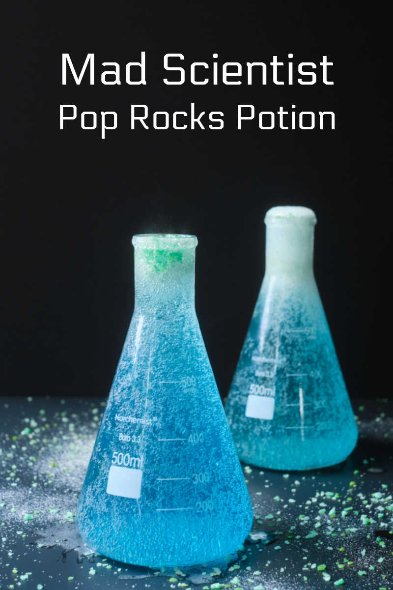 Have fun with these Pop Rocks drink for kids, when you make them as a STEM project, a mad scientist activity or a Halloween Party. 