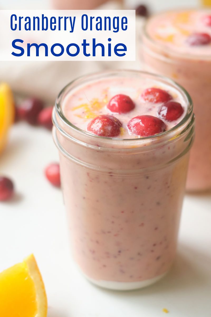 Creamy Cranberry Orange Smoothie Recipe - Mama Likes To Cook