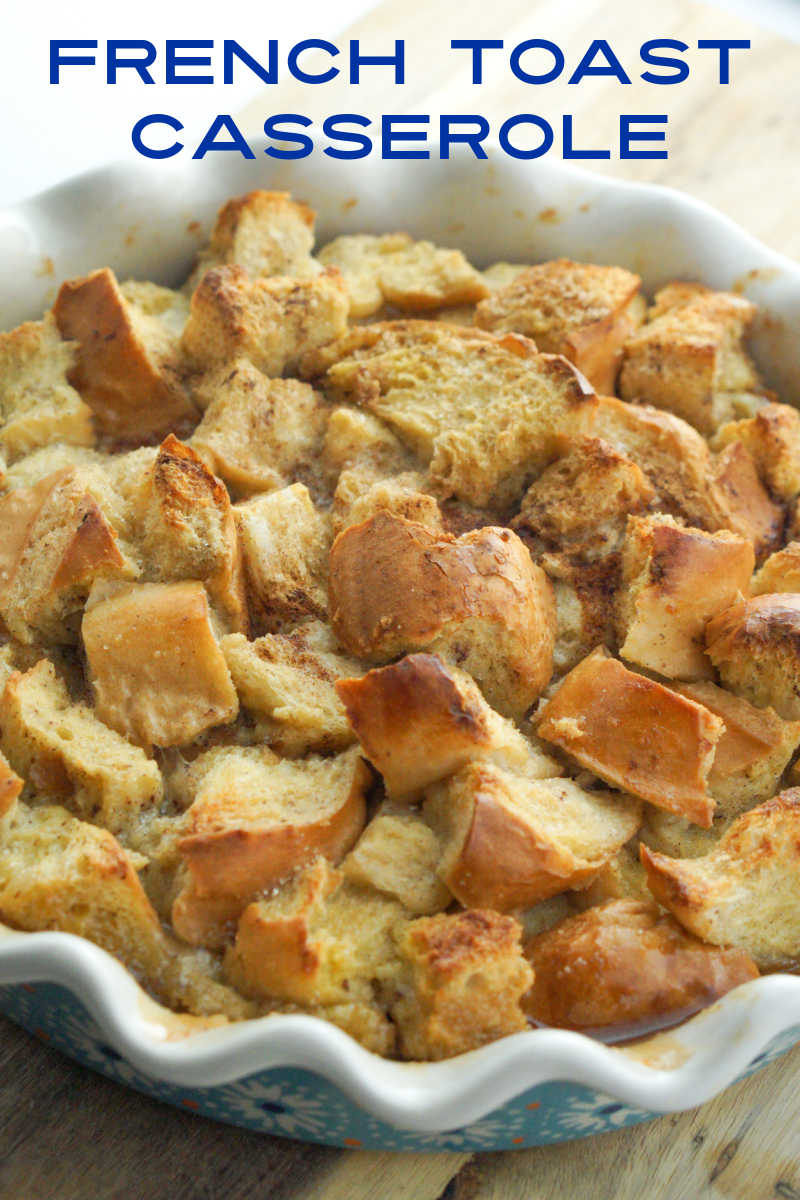 This make ahead French toast casserole recipe is amazing and easy to bake. Brown sugar, vanilla and cinnamon are baked in, which is perfect for a family brunch, a holiday gathering or an any day breakfast.