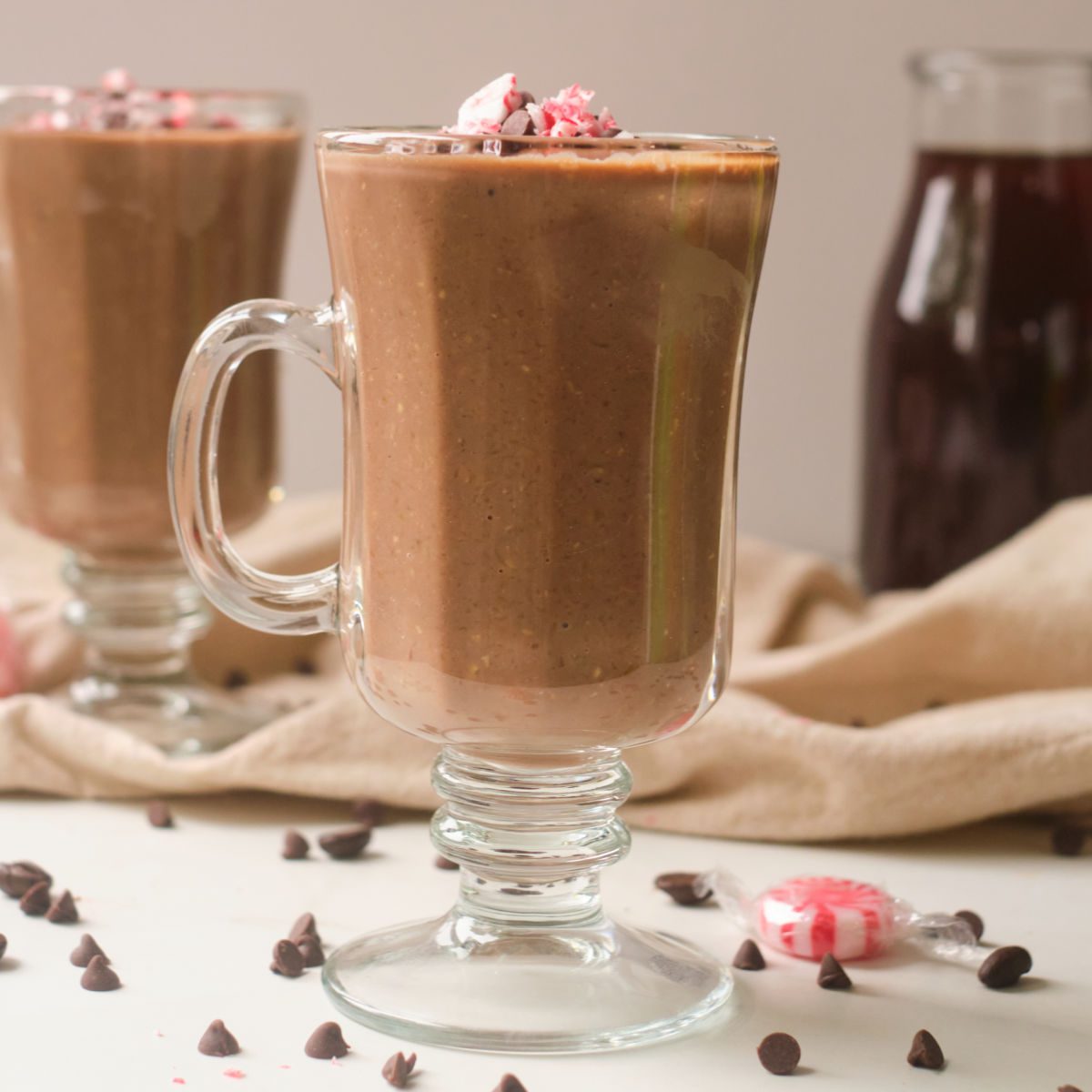 chocolate coffee warm smoothie