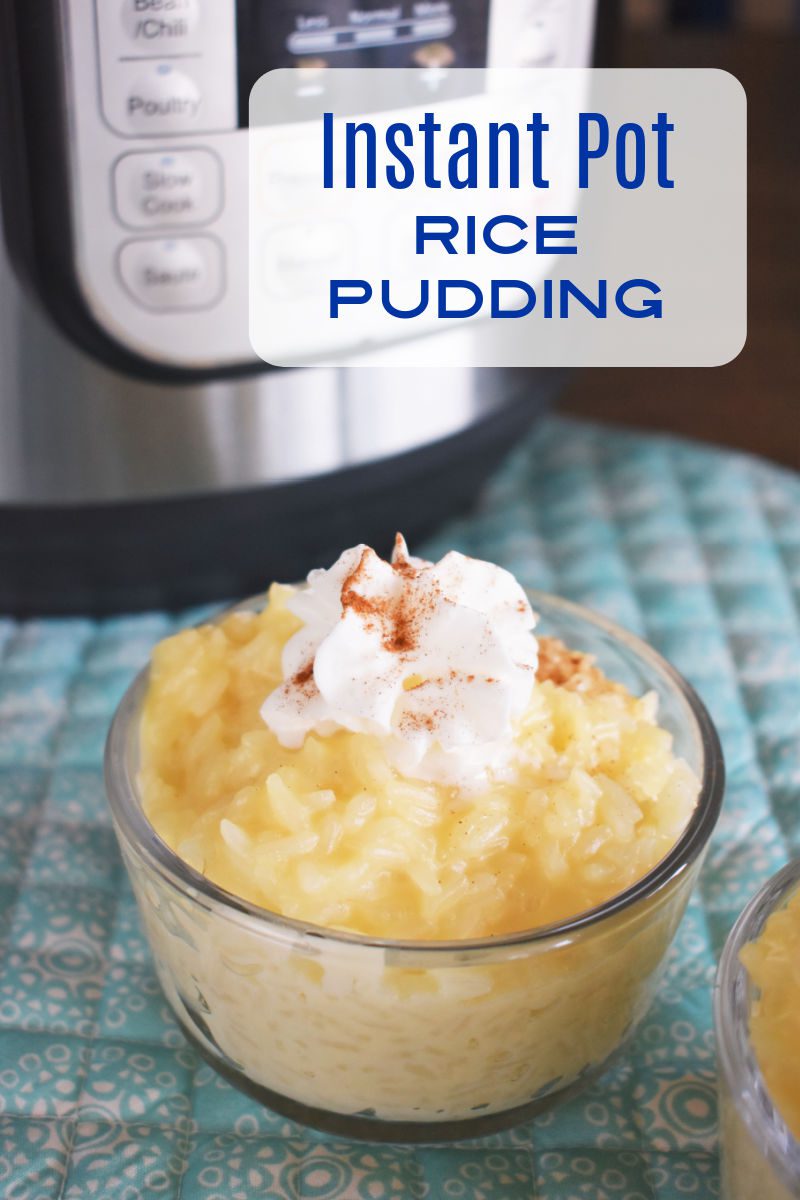 Instant pot rice pudding without eggs sale