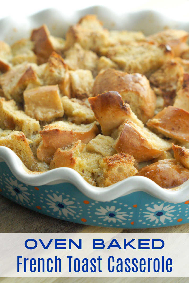 This make ahead French toast casserole recipe is amazing and easy to bake. Brown sugar, vanilla and cinnamon are baked in, which is perfect for a family brunch, a holiday gathering or an any day breakfast.