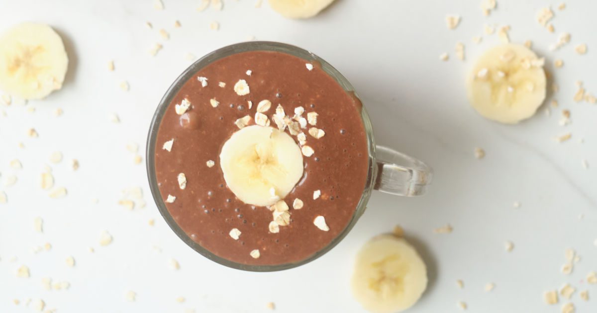 nutella banana smoothie