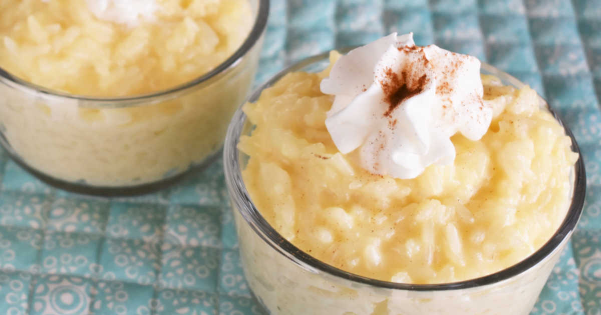 Creamy and Easy Homemade Rice Pudding! 