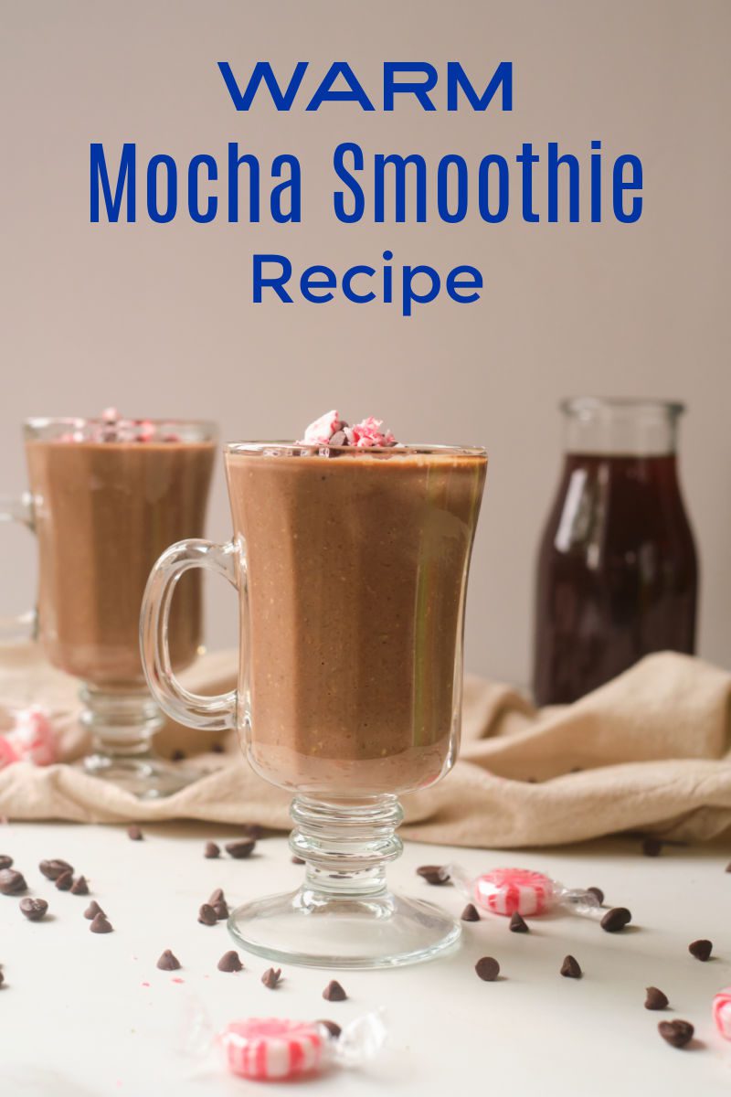 This warm mocha smoothie tastes like dessert, but is packed with nutrition and is a great protein rich breakfast to jumpstart your day on a chilly morning.