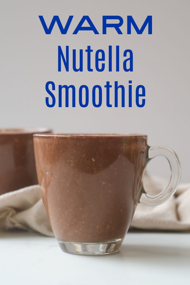 This warm Nutella smoothie recipe is sure to become a family favorite. Chocolate hazelnut spread is always amazing and the banana and oats add extra nutrition.