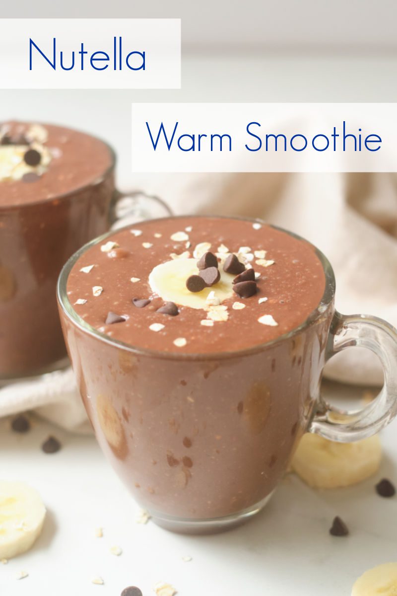 This warm Nutella smoothie recipe is sure to become a family favorite. Chocolate hazelnut spread is always amazing and the banana and oats add extra nutrition.