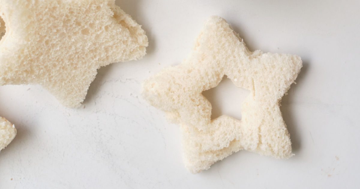 bread with star cutout