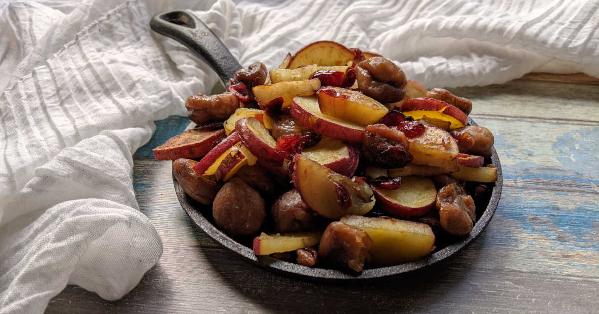 cast iron skillet yams