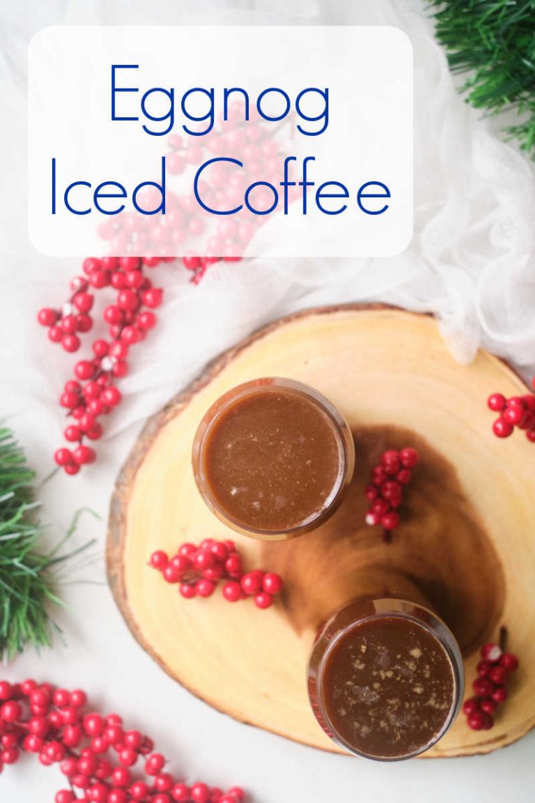 Eggnog Iced Coffee Recipe with Eggnog Ice Cubes Mama Likes To Cook