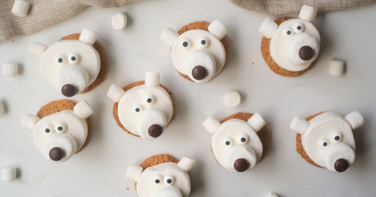 feature polar bear cookies
