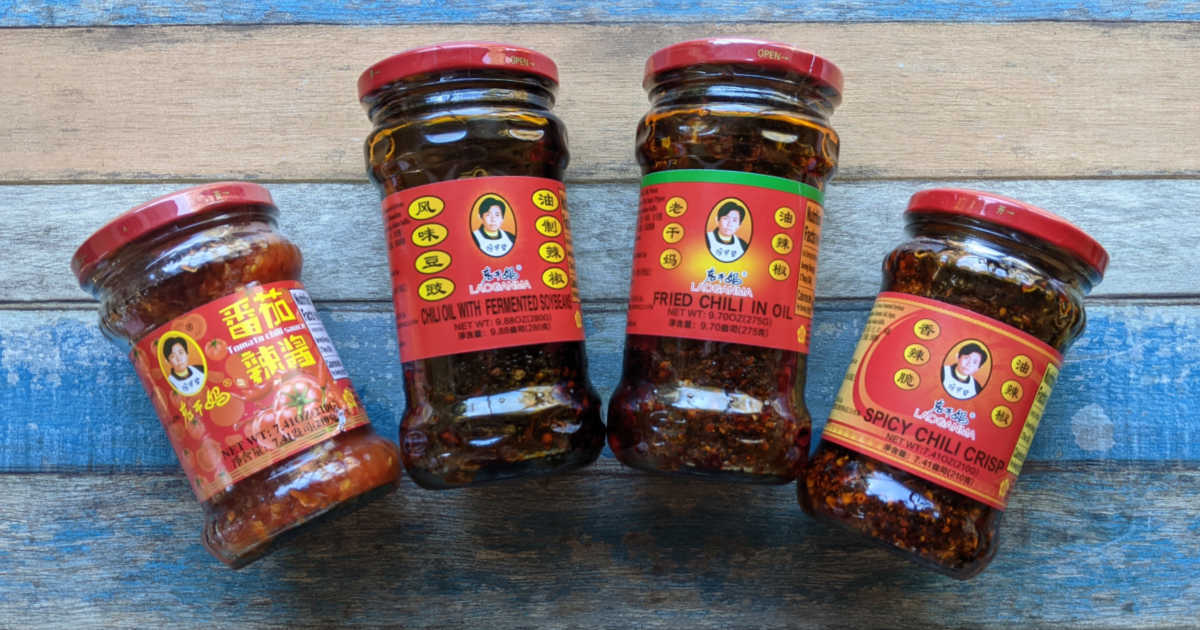 lao gan ma chili crisp jars