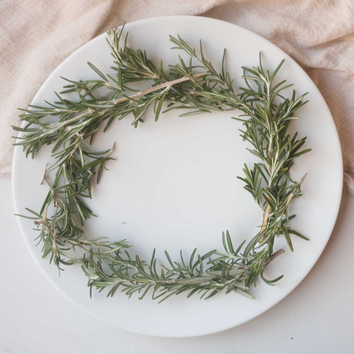 rosemary for wreath cheese plate