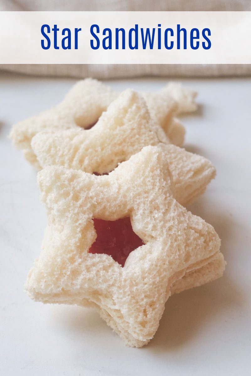 Make my kid friendly cutout star sandwich recipe, when you want a fun addition to a buffet table or lunch box for the holidays or anytime. 