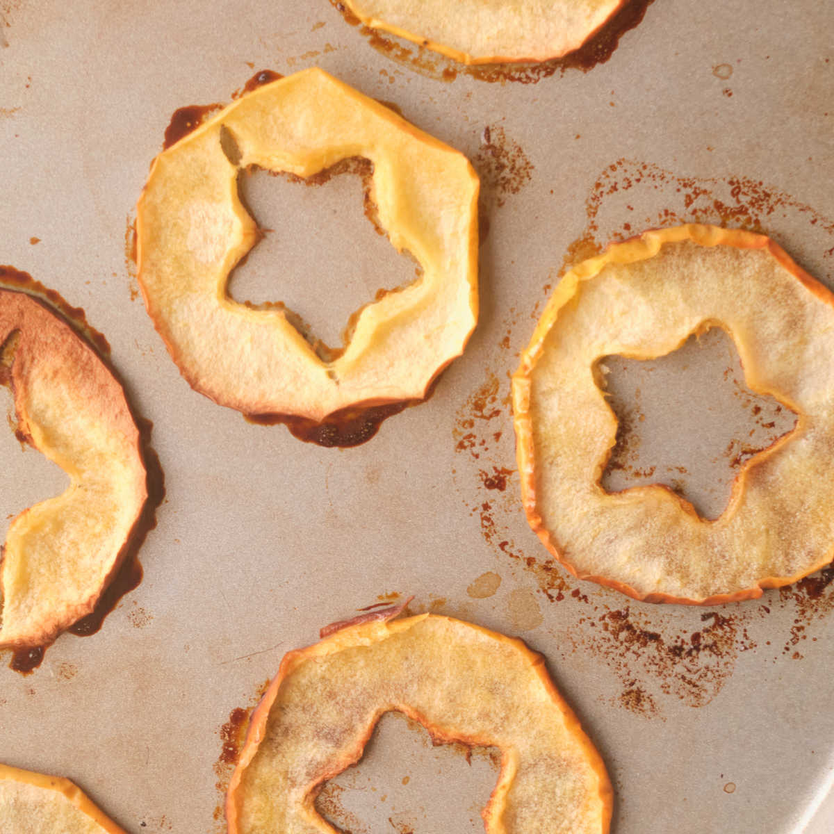 baked apple stars