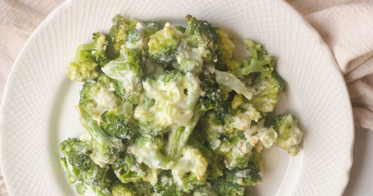 feature baked laughing cow broccoli