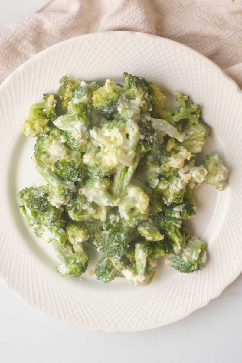 Bake this Laughing Cow broccoli recipe, when you want an easy creamy vegetable side dish for the whole family to enjoy.
