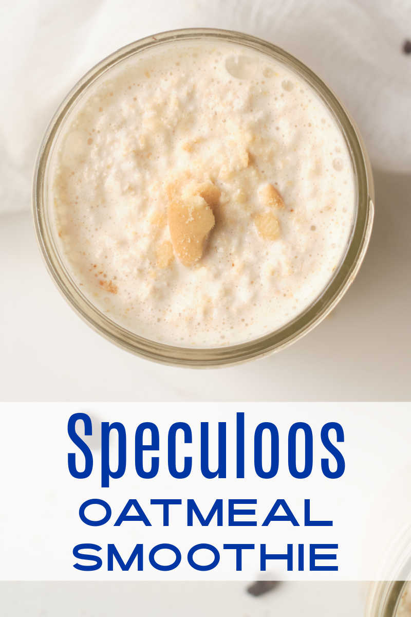 Make this speculoos oatmeal smoothie, so you can enjoy a nutritious easy breakfast that tastes like Belgian cookies. 