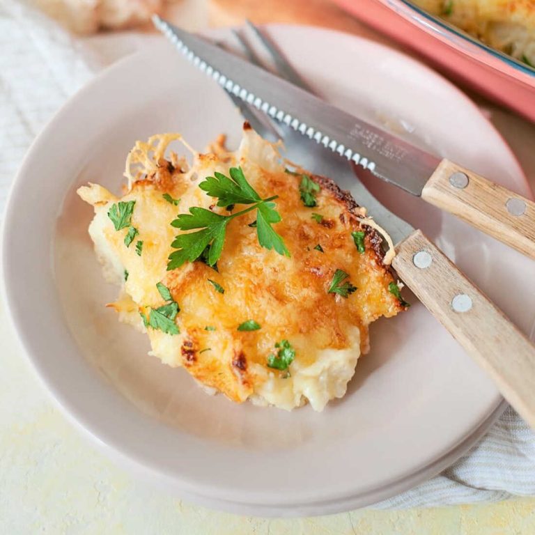 Smoked Gouda Cauliflower Gratin Recipe Mama Likes To Cook