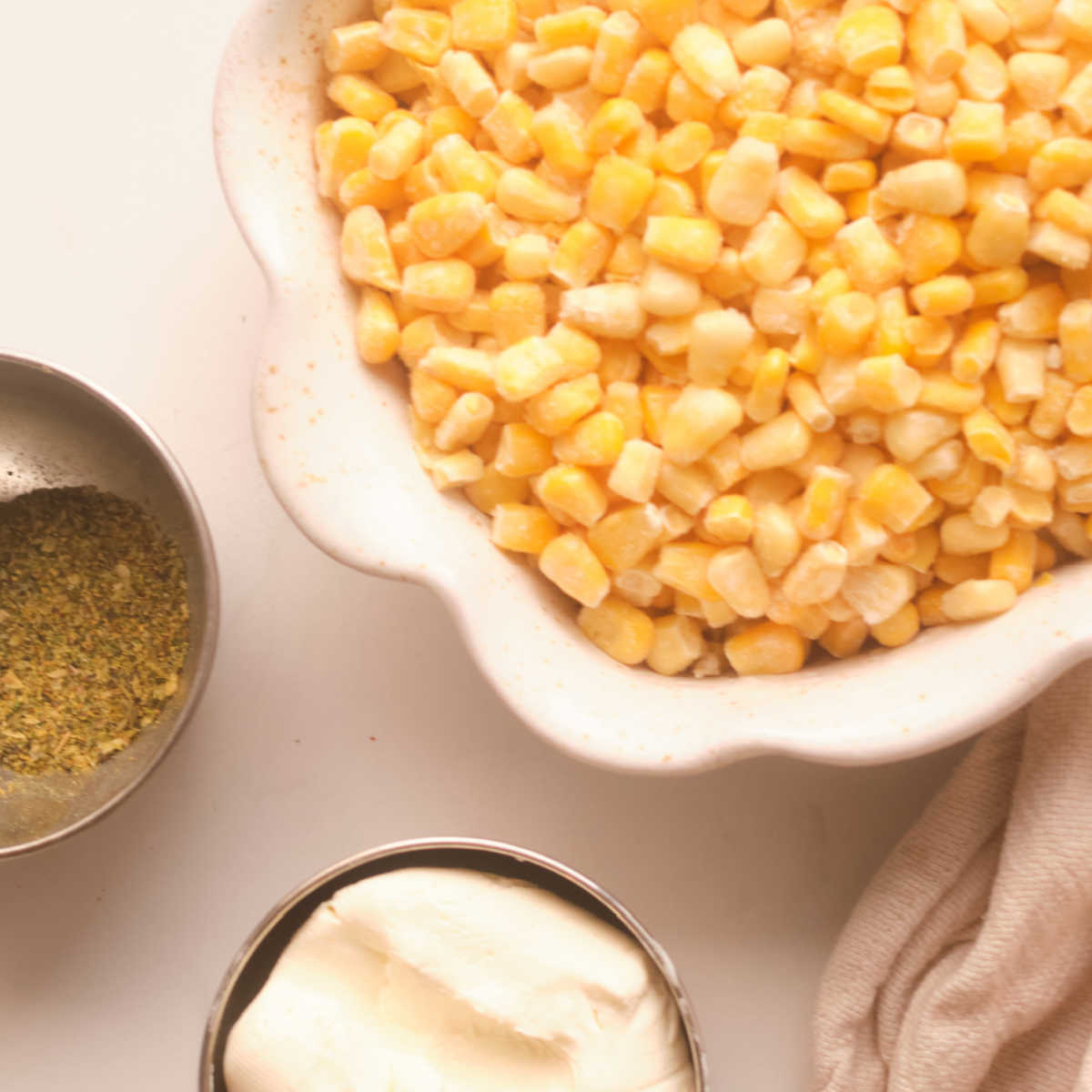 ingredients for corn casserole