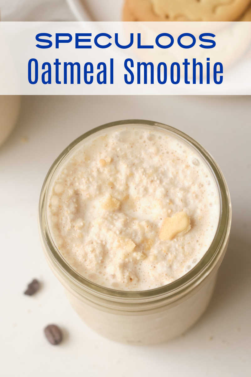 Make this speculoos oatmeal smoothie, so you can enjoy a nutritious easy breakfast that tastes like Belgian cookies. 