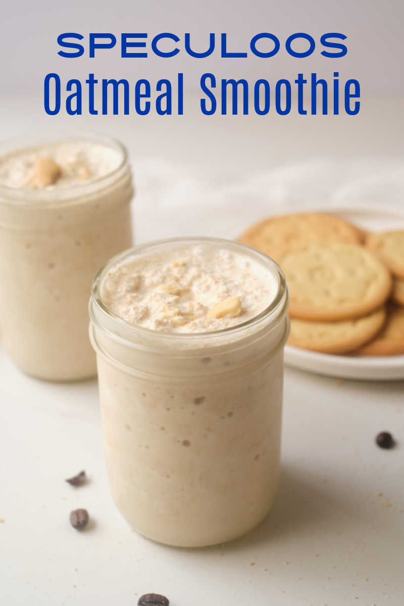 Speculoos Oatmeal Smoothie Recipe - Mama Likes To Cook