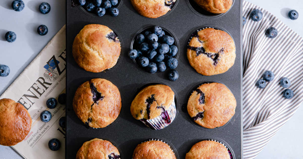 feature fresh blueberry muffins