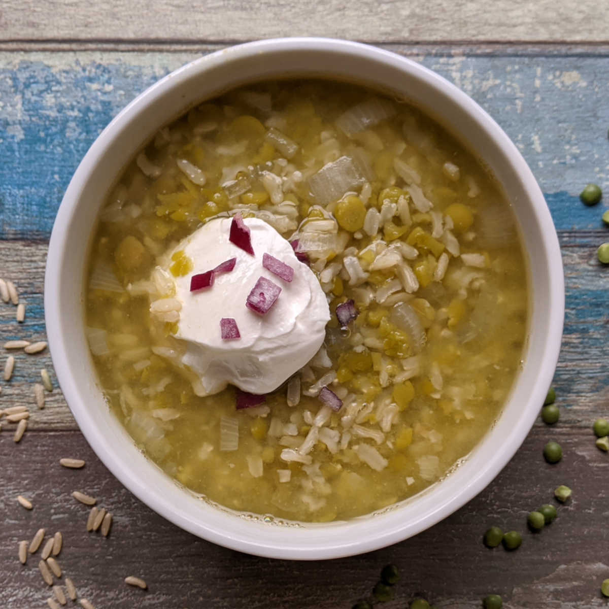 pea soup with rice