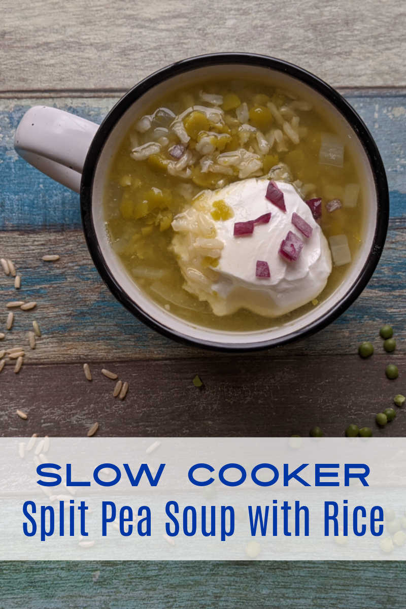 Anyone can make this satisfying, hearty split pea soup with rice, when you use your slow cooker and follow my easy recipe. 