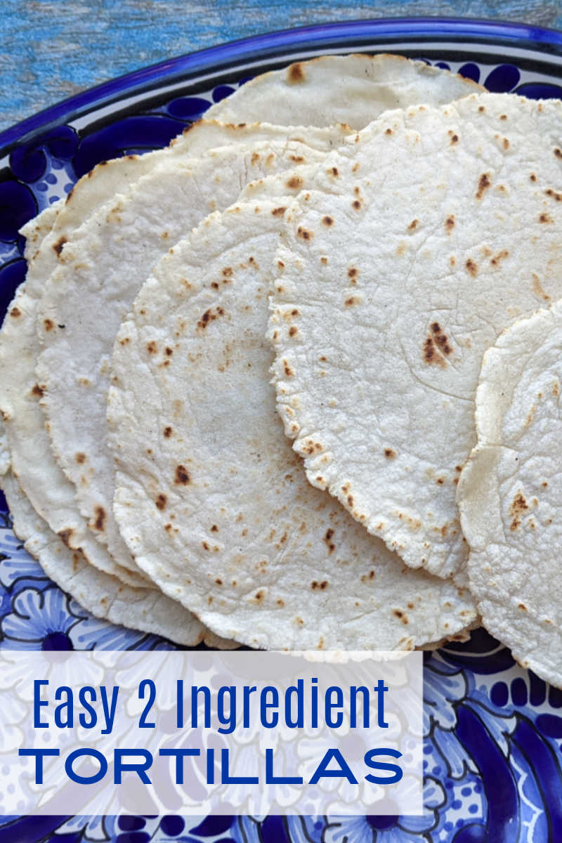 There is nothing quite like a delicious, warm homemade tortilla, so you are going to love my easy 2 ingredient tortillas recipe.