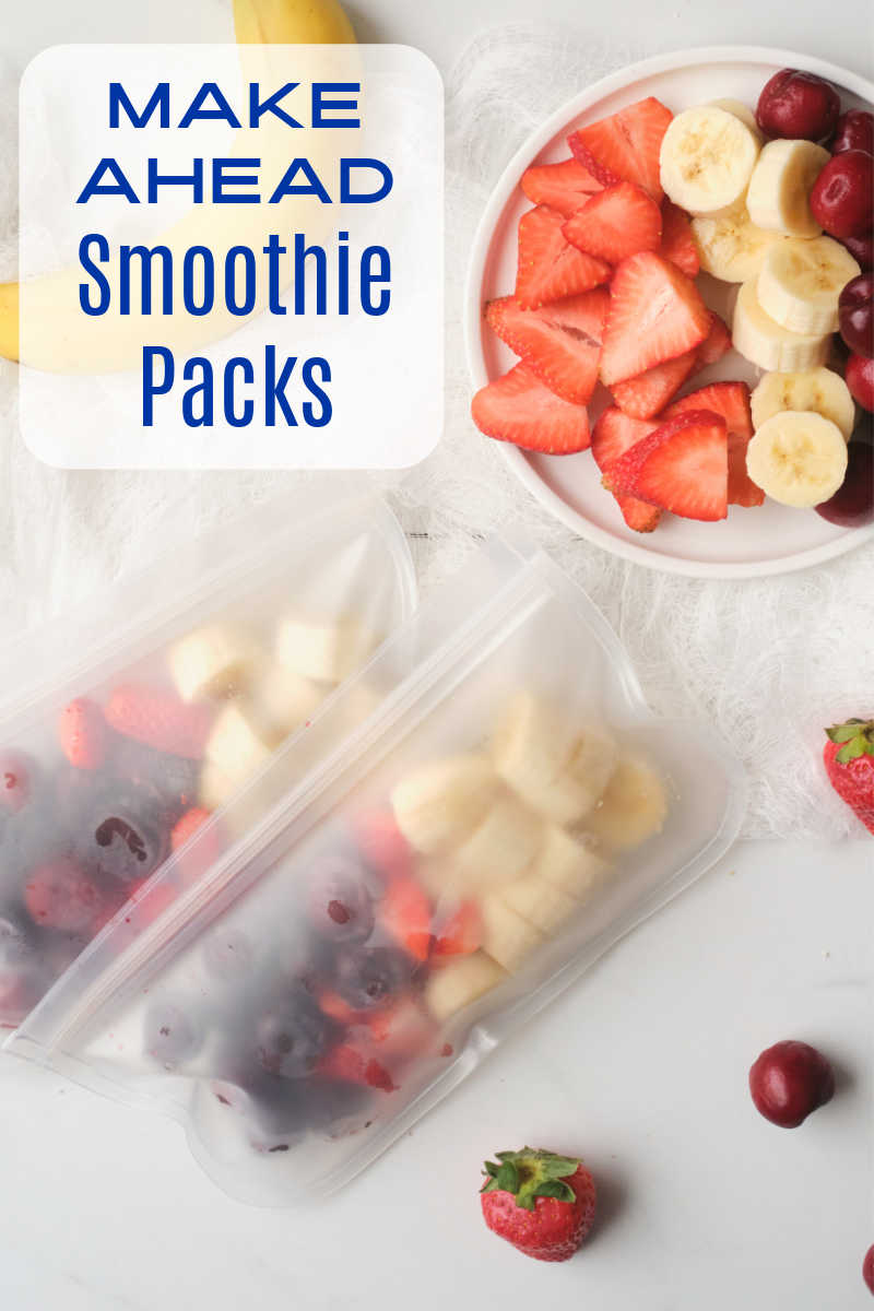 Make-Ahead Protein Smoothie Packs {3 Ways}