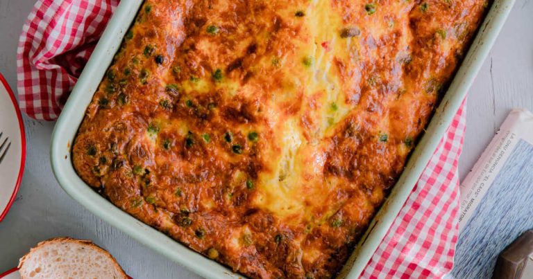 Goat Cheese Breakfast Casserole Recipe - Mama Likes To Cook