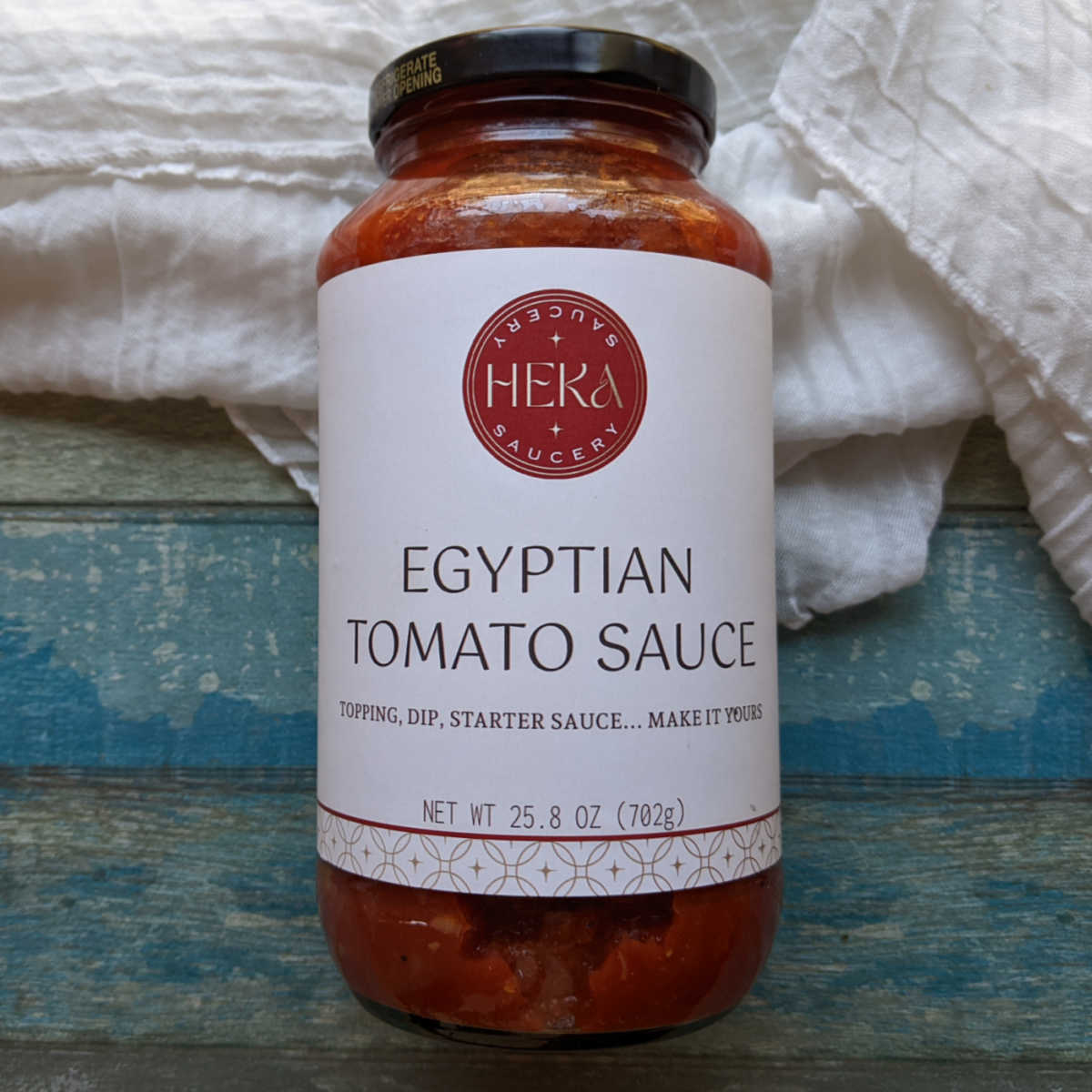 heka egyptian tomato sauce jar