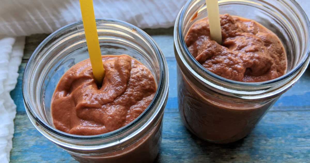 creamy mamey smoothies